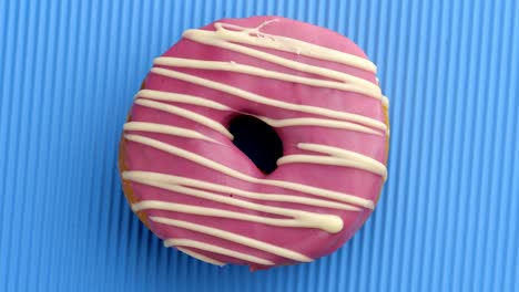 doughnut glazed close-up.