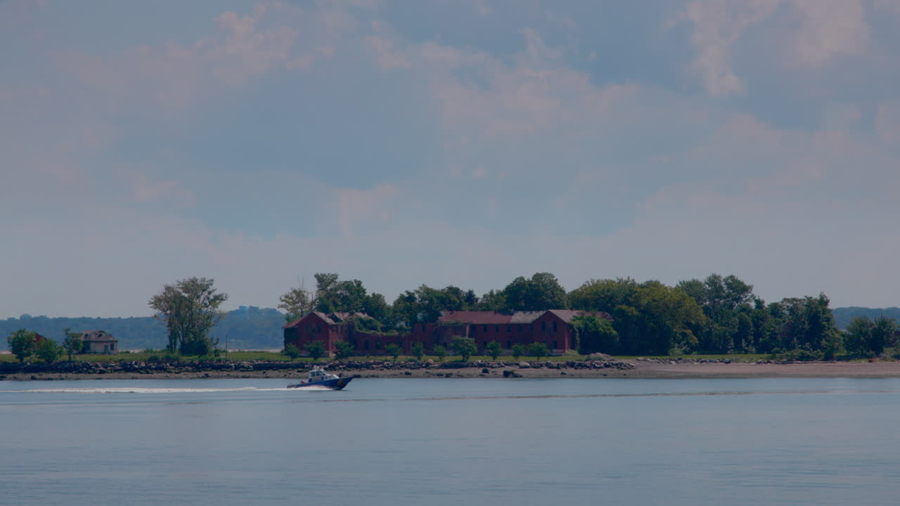 푸른 하늘이 맑은 날 뉴욕 하트 아일랜드