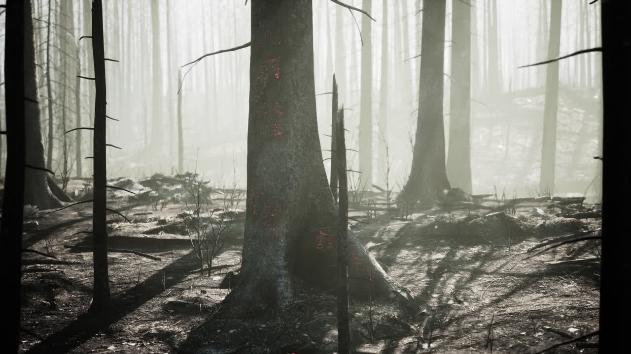 secuelas de un incendio forestal