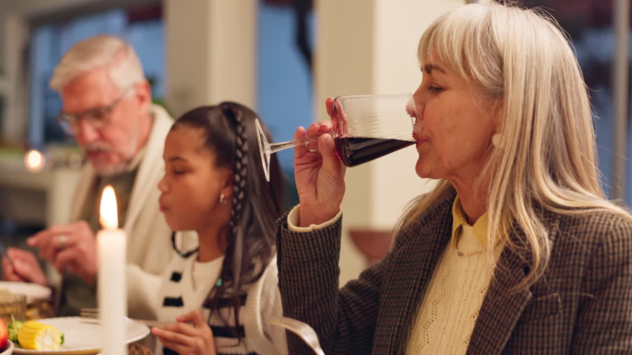 가족 저녁 축제