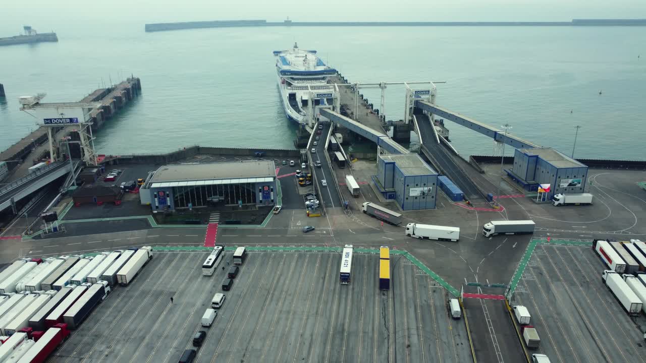 Ferry at Dover Port