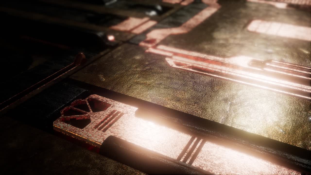 미 과학 금속 배경