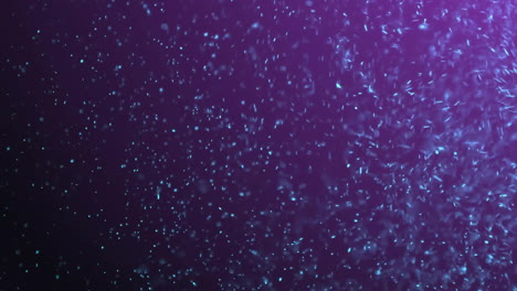 animation of blue light spots on purple background