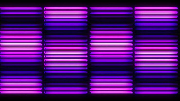 DJ VJ Neon Light Motion Background
