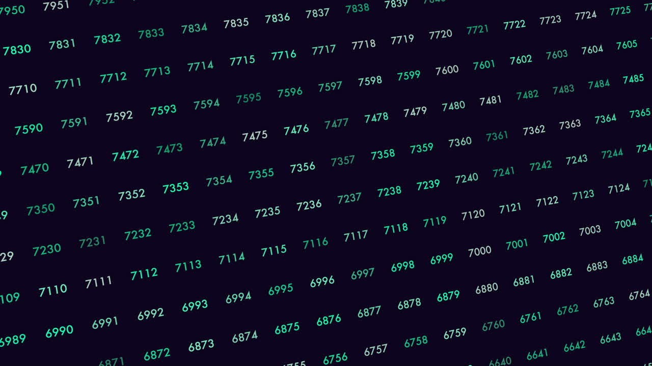 código binario digital con números aleatorios de neón en la pantalla de la computadora