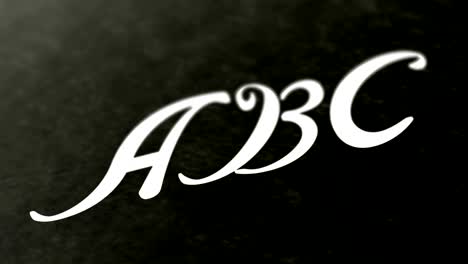 "abc" on the page. looping footage has 4k resolution.