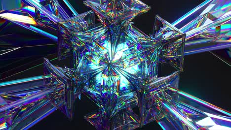 abstract geometric crystal structure