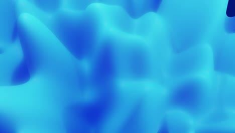 sustancia azul líquido abstracto, superficie de brillo interior como el paisaje. animación de bucle sin costuras 4k. hermosos gradientes de color como fondo ondulado líquido abstracto. 2