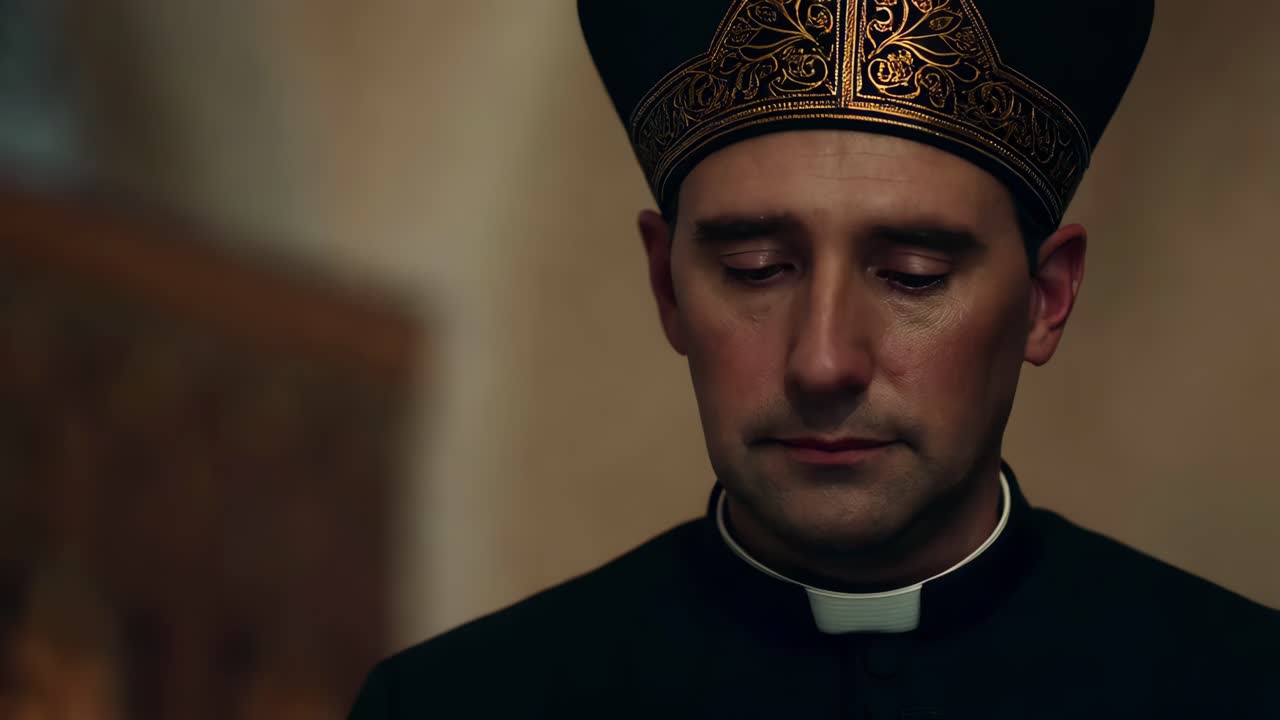 사제 의 클로즈업