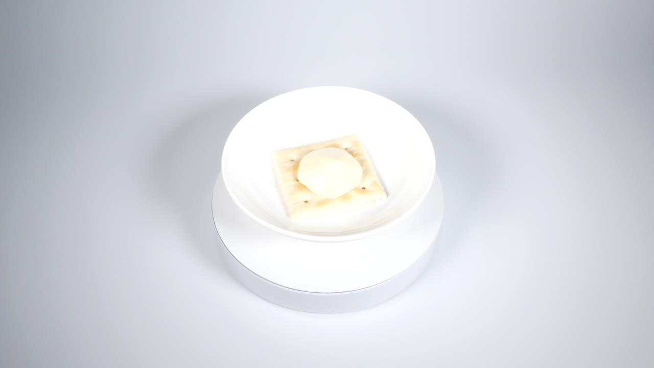 마요네즈와 함께 사각형 크래커