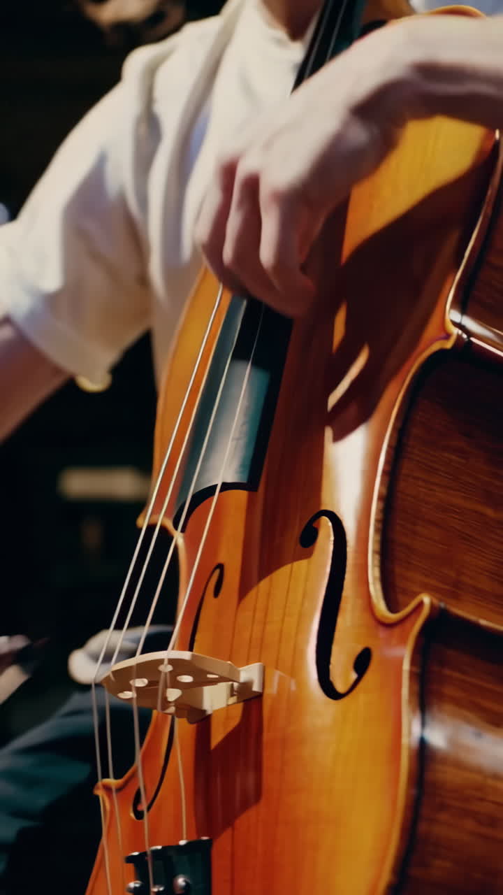 Cellist Playing Cello
