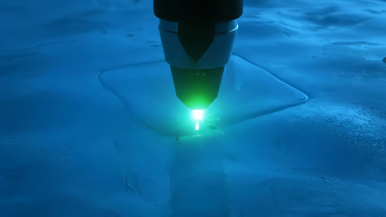 Ice Fracture and Futuristic Machine