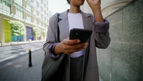 businesswoman on the go