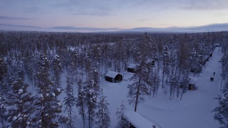 wintery-aerials-from-lapland-during-sunrise