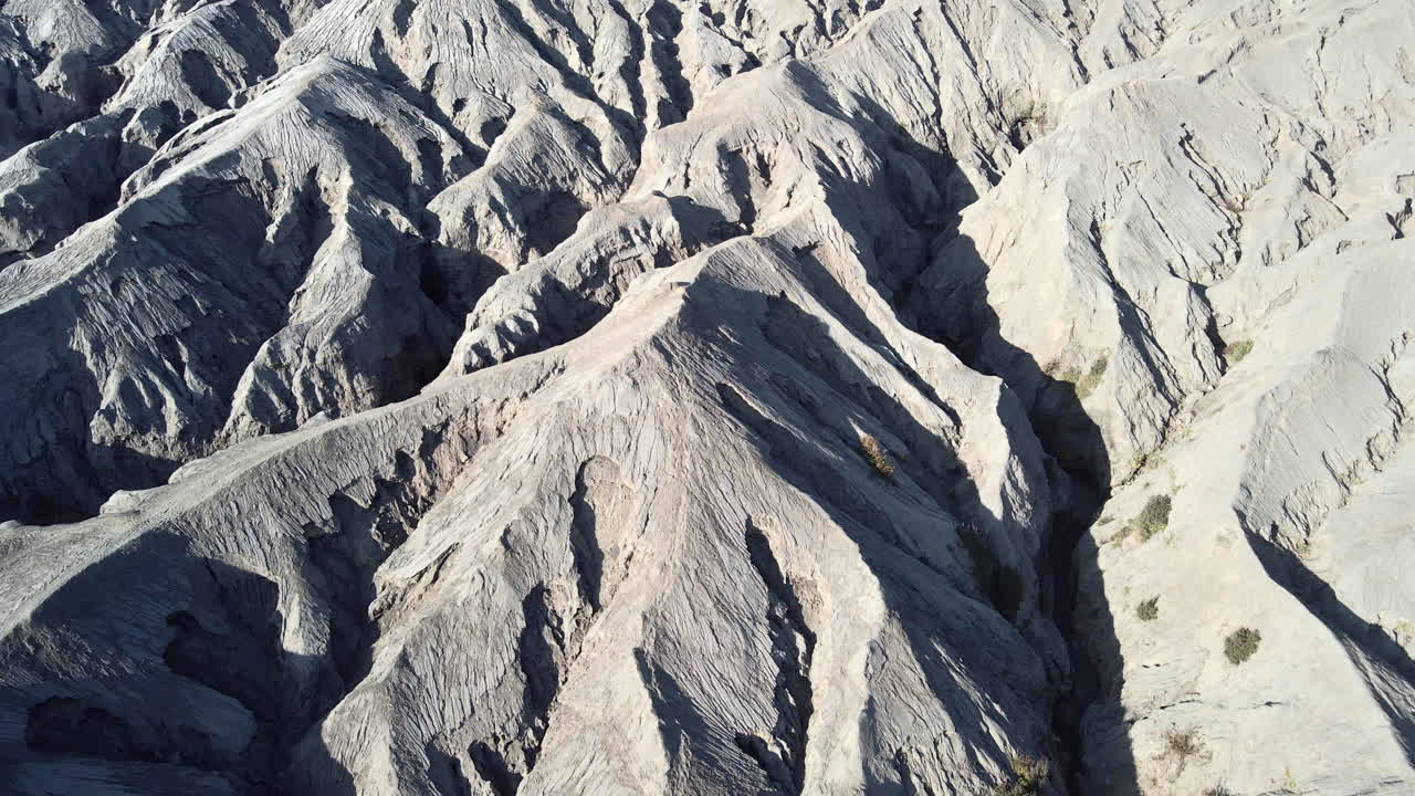 paisaje lunar del volcán del monte bromo