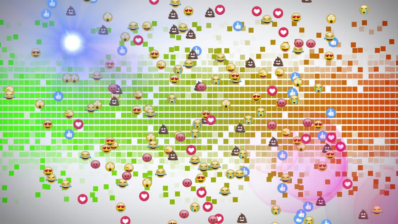 animación de la caída de nieve y los iconos de caña de caramelo en la pizarra