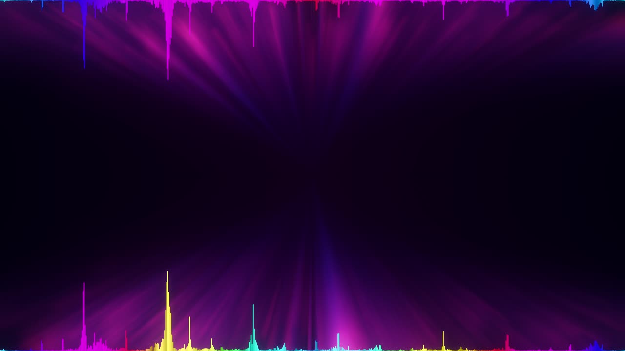 Digital Audio Waveform and Equalizer Display Background