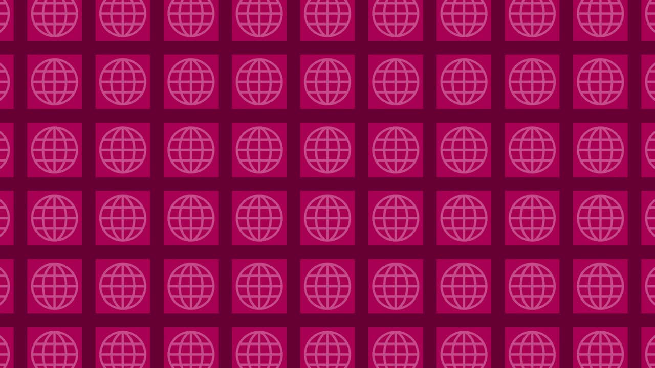 Repeating Globe Pattern