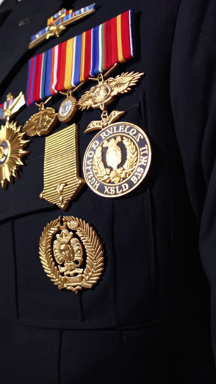 Military Official in Ceremonial Setting