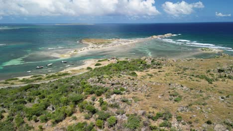 vista de las islas del caribe para el océano atlántico