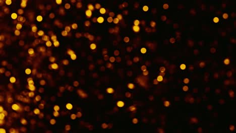 sparks festive background bokeh golden particles