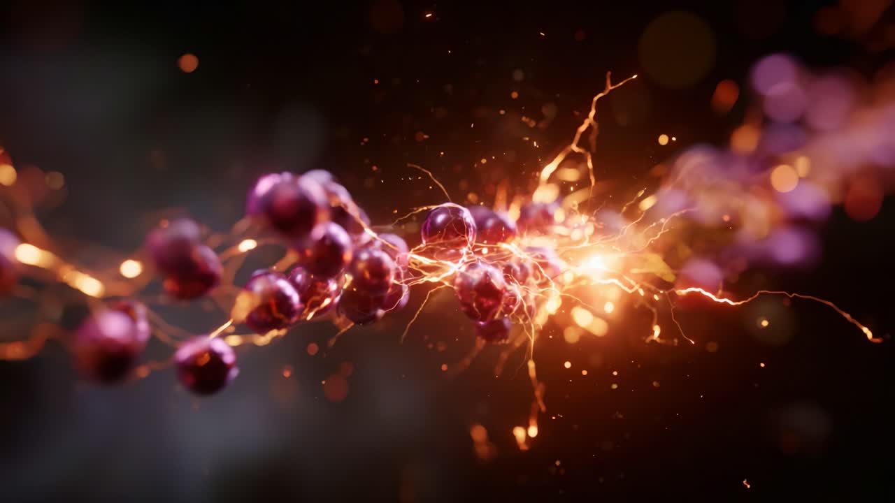 Electromagnetic Energy Flow: A Stunning Visual Journey through Particles and Light, Capturing the Dynamic Interplay between Electricity and Matter