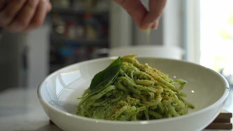 delicious homemade pesto pasta recipe