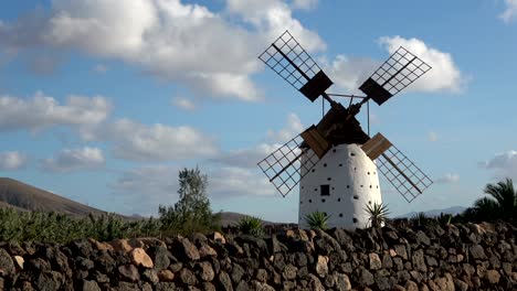 wind mill, sail, old, traditonal, grain mill, fuerteventura, 4k