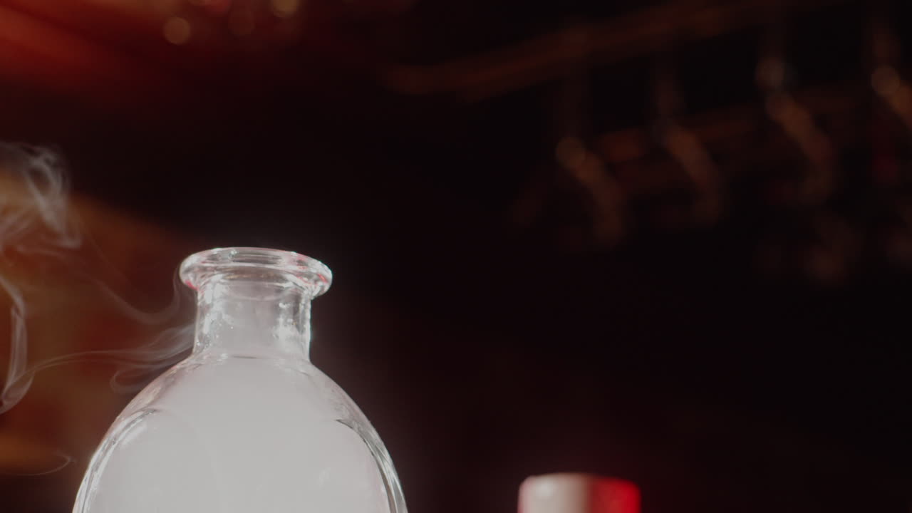 Mysterious Smoking Bottle