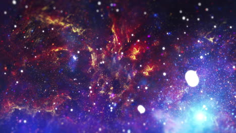 universo, nebulosa y viajes espaciales con estrellas