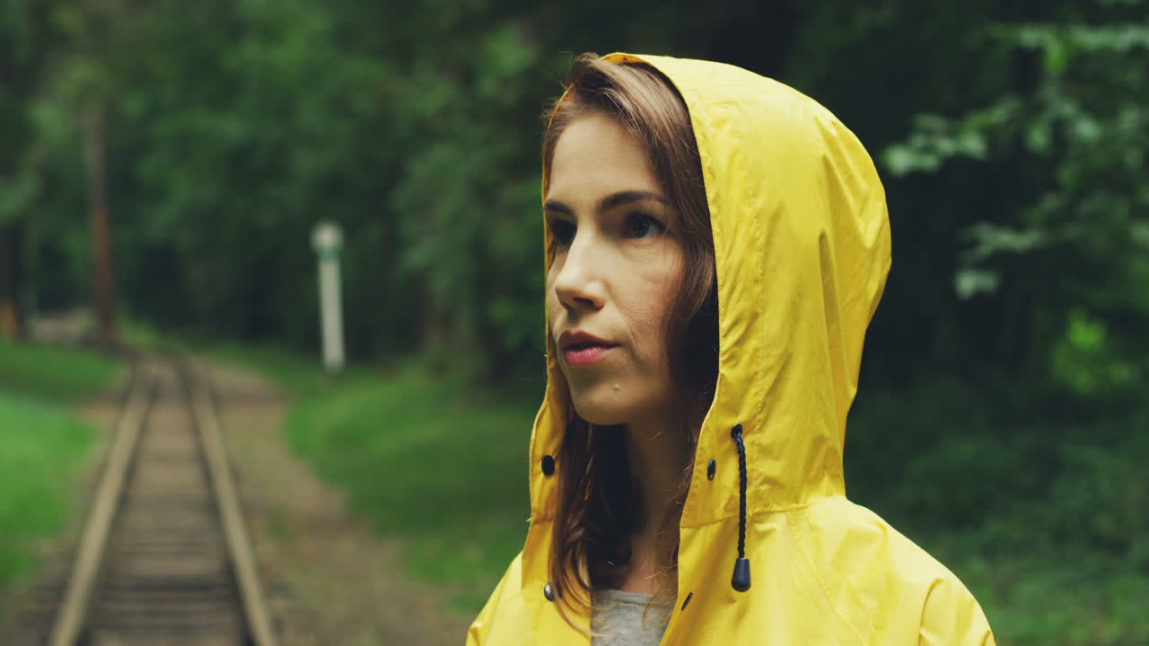 Young Girl Smiles Happily