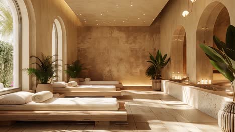 elegant spa interior