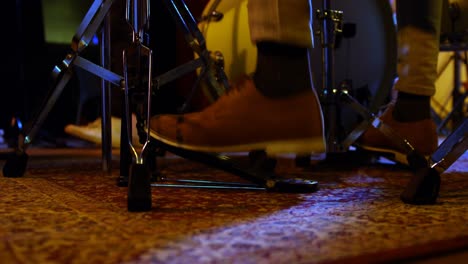 band performing in studio