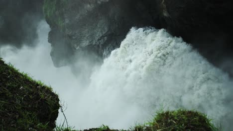 cascada del río nilo en cámara lenta 60 fps, uganda, áfrica