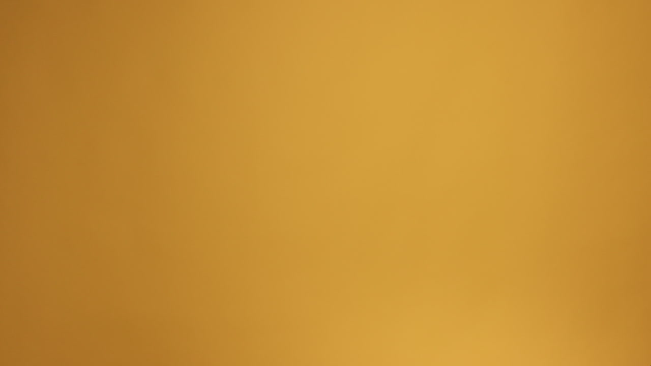 Woman in denim jacket posing against yellow backdrop