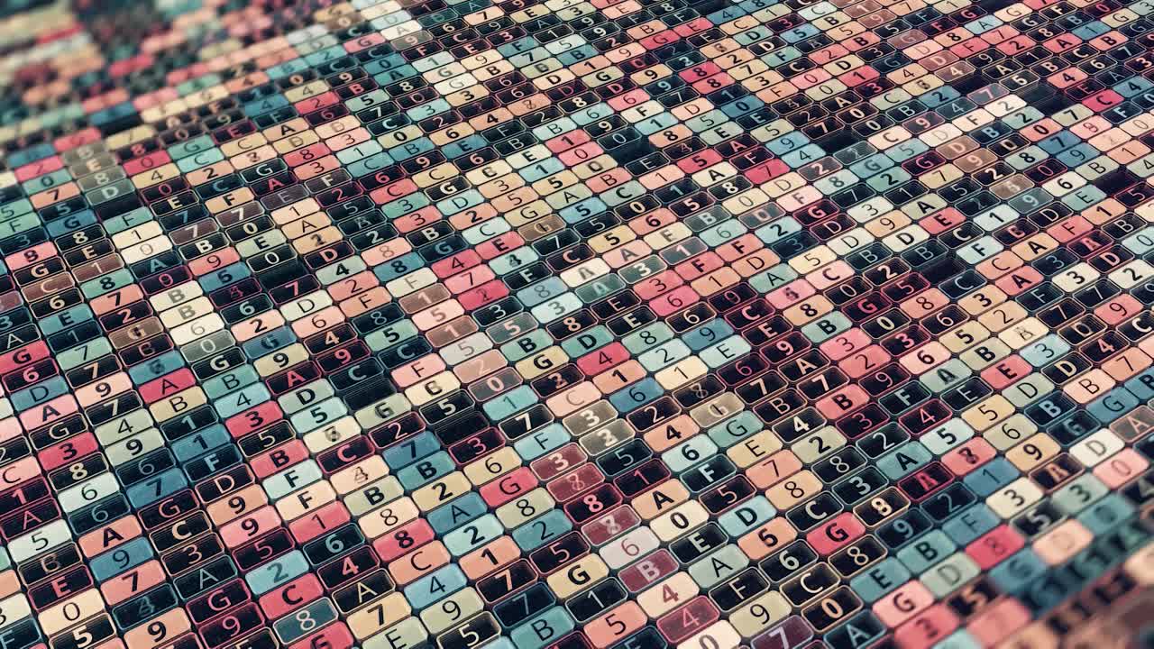 추상적인 데이터 그리드 패턴