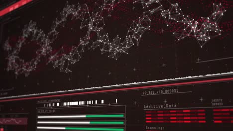 Digital-generated-dna-structure