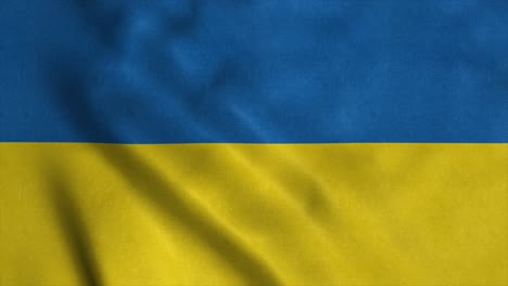 ukraine flag waving in the wind with highly detailed fabric texture. seamless loop, 4k