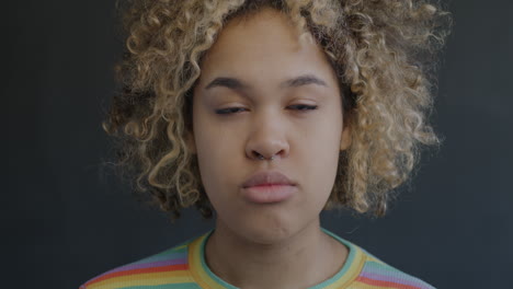 portrait of a teenager