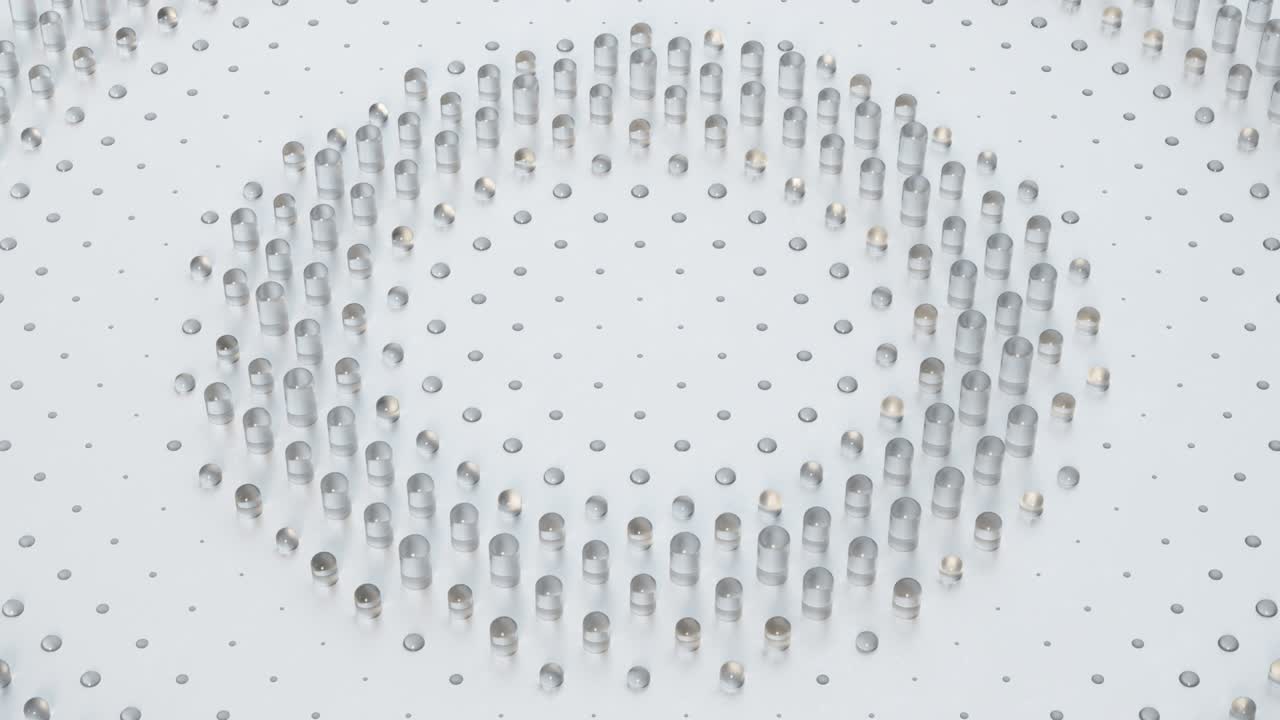 Corporate business technology white background seamless loop 3D render animation