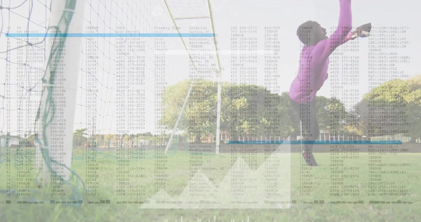 Soccer Goalkeeper Training with Digital Data Overlay