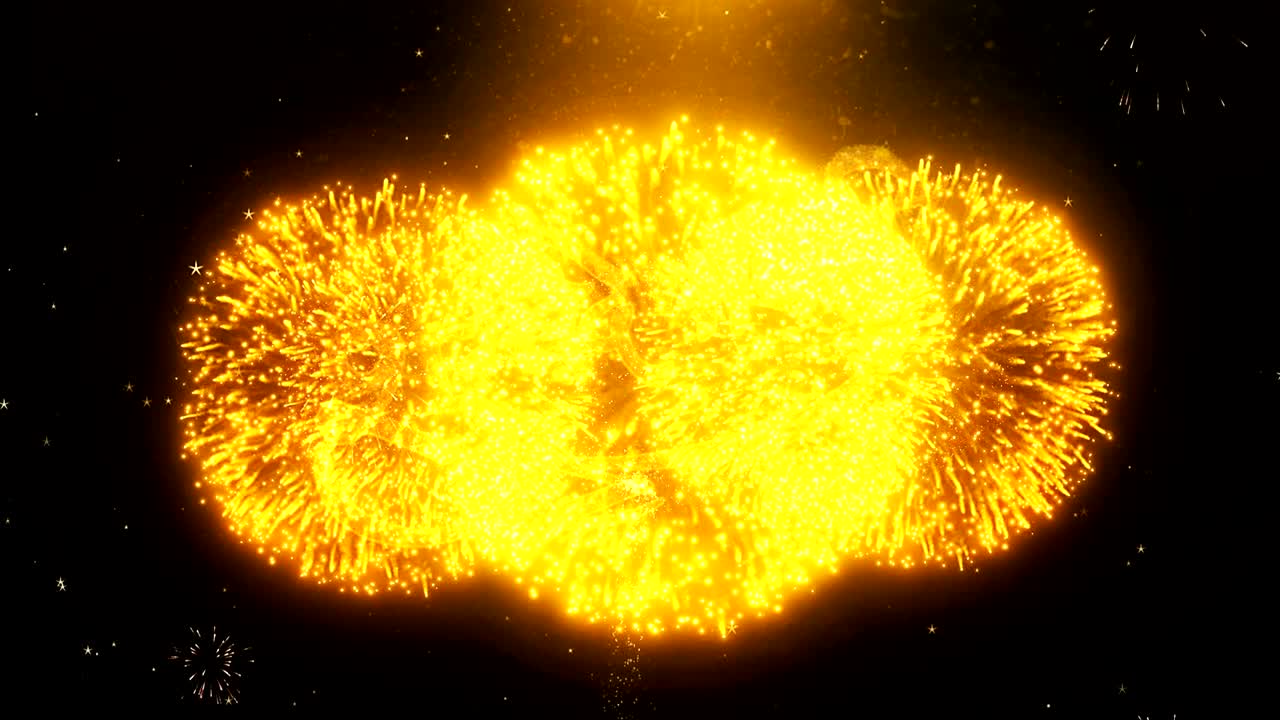 Happy Diwali Dipawali Text Greeting, Wishes with Golden Shining Glitter Star Dust Sparks Blinking Particles Fireworks display on Black Night Background. celebration, greeting card, invitation card. 21