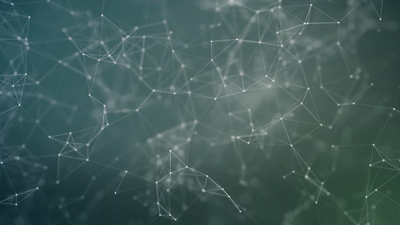Abstract Technology Background with Connecting Lines and Dots