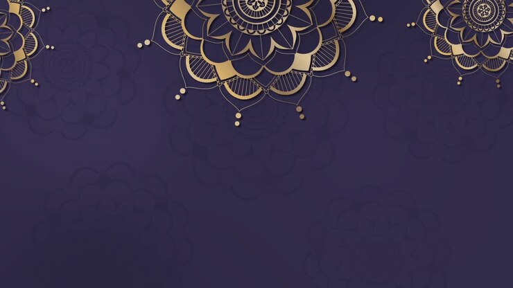 mandala-muster, die im laufe der zeit wachsen und leuchten.