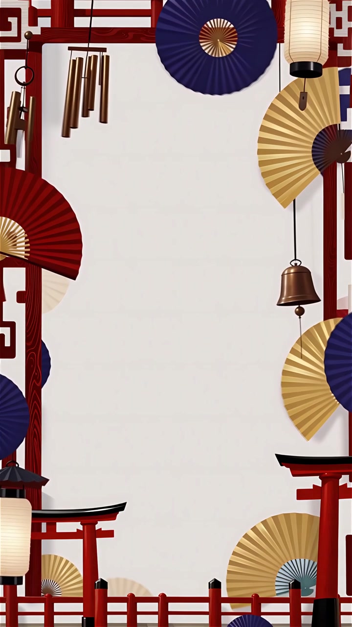 Sfondo Animato Cultura Giapponese 4K