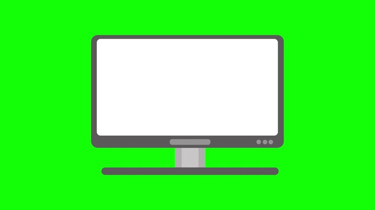 TV-Animation auf transparentem Hintergrund