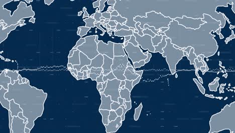 Animación-Del-Procesamiento-De-Datos-Sobre-El-Mapa-Mundial