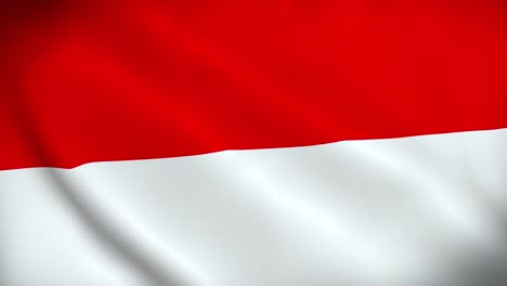 4k national animated sign of indonesia, animated indonesia flag, indonesia flag waving, the national flag of indonesia animated.