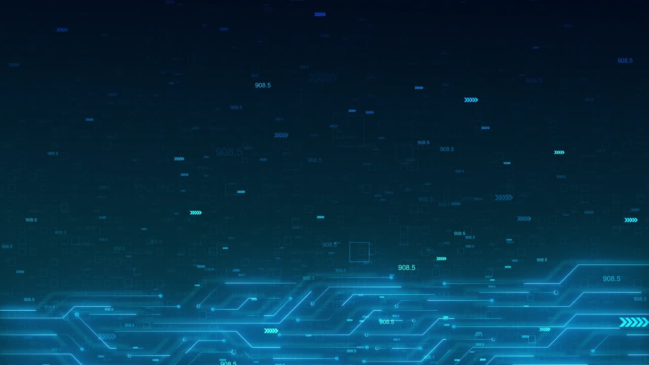 Abstract Digital Circuit Board Background