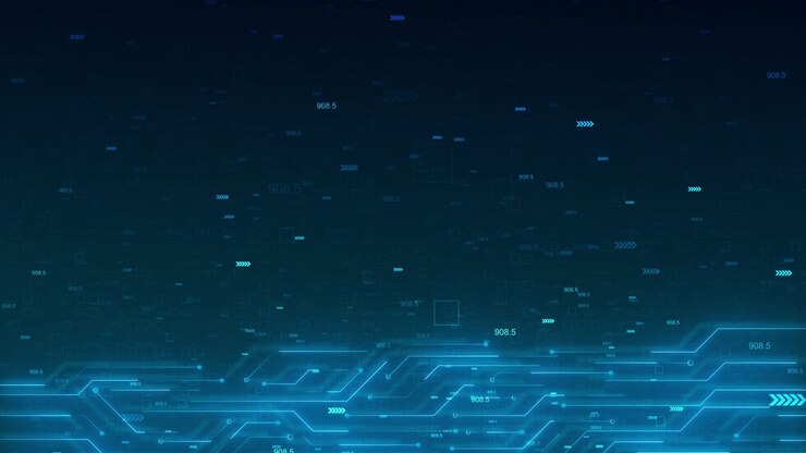 Riassunto Sfondio della scheda di circuiti digitali